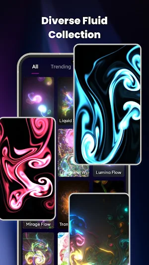 Magic Fluid: 4D Live Wallpaper Screenshot 1