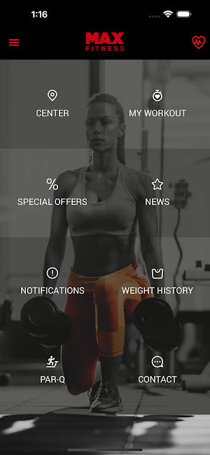 MAX FITNESS Screenshot 0