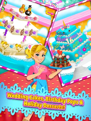 Cake Maker & Cake Pops - Dessert Fun Cooking Game Screenshot 2