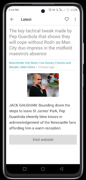 Man City News & Transfer Screenshot 1