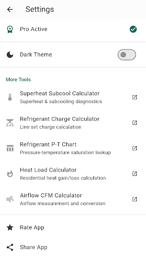 HVAC Duct Sizing Calculator Screenshot 3
