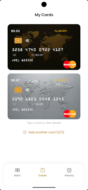Almaza Card Screenshot 3