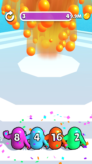 Merge Guys: Shoot And Run 2048 Screenshot 2