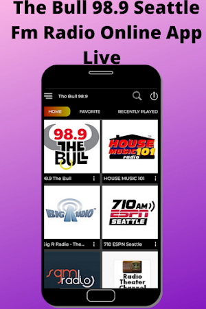 The Bull 98.9 Seattle Fm Radio Online App Live Screenshot 3