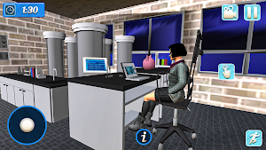 Sakura High School Girl Sim 3D Screenshot 1