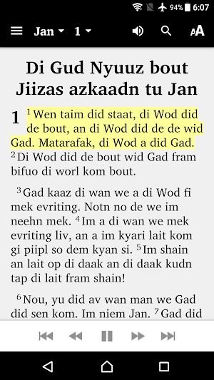 Jamaican Creole Bible Screenshot 3