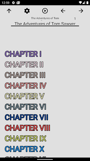 Book, The Adventures of Tom Sa Screenshot 0