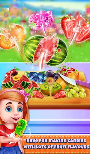 Ice Candy Fever : Kitchen Food Cooking Game Screenshot 1