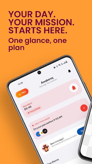 AwakenQ: Alarm Clock & Tasks Screenshot 0