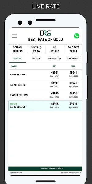 Best Rate of Gold Screenshot 1