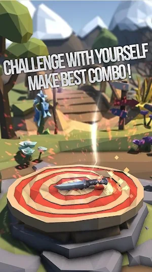 Flip Knife 3D: Knife Throwing Game Screenshot 2
