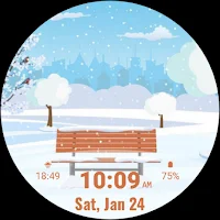 Winter Day Watch Face