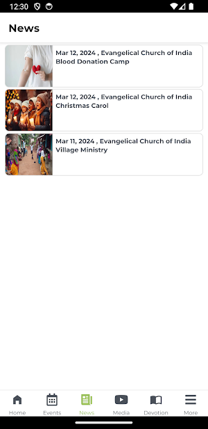 ECI Church App Screenshot 2