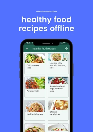 healthy food recipes offline Screenshot 0