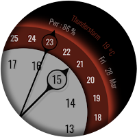 Minimal Glass Watch Face