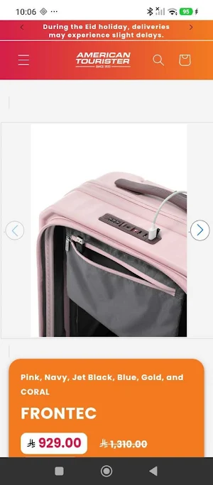 American Tourister SA Screenshot 2