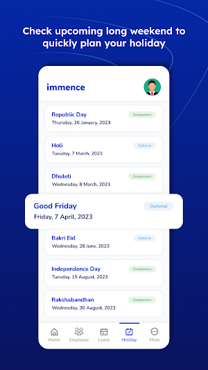 immencers' app Screenshot 2
