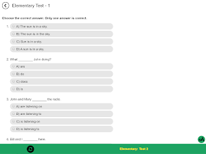 English Grammar Tests Screenshot 3