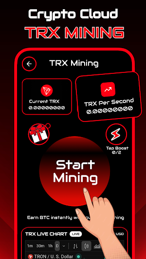 Tron Mining - TRX Crypto Miner Screenshot 2