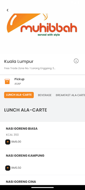 Muhibbah Makan Place Screenshot 1