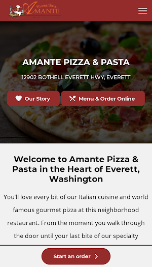 Amante Pizza & Pasta Screenshot 0