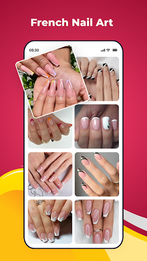 French Nail Art Designs Screenshot 0