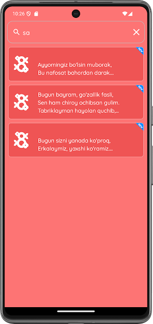 8-Mart Tabriklari Screenshot 2