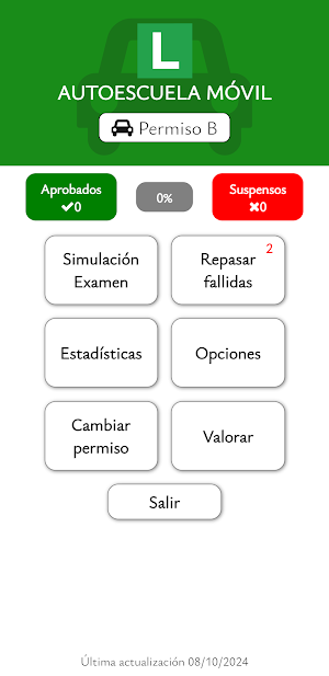 Test Autoescuela Móvil 2025 Screenshot 0