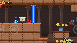 Roller Ball Blue Screenshot 2