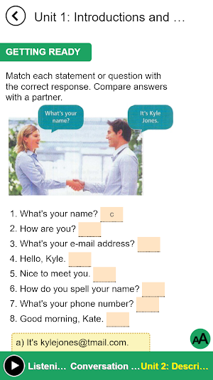 Basic Tactics for Listening, 3rd Edition Screenshot 1