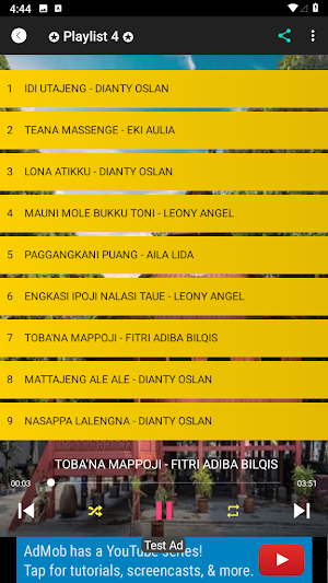 Lagu Bugis Populer Screenshot 1