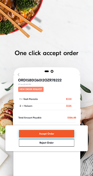 XLFoodies Partner Screenshot 1