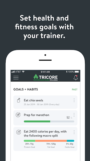 TriCore Online Coaching Screenshot 2