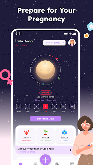 Pregnancy Tracker & Mom Care Screenshot 1