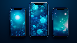 Aesthetic Blue Wallpaper Screenshot 3