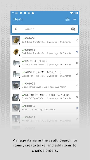 Autodesk Vault Mobile Screenshot 2
