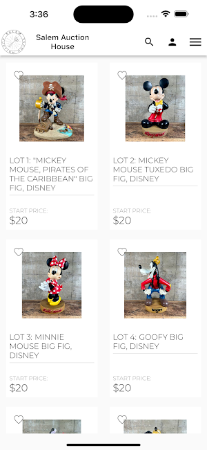 Salem Auction House Screenshot 1
