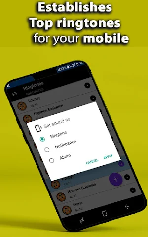 Cartoons Ringtone App Screenshot 1