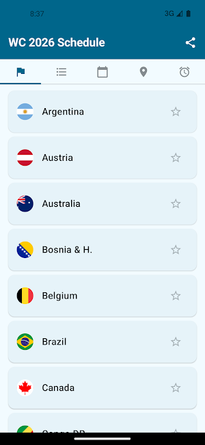 World Cup 2026 Schedule Live Screenshot 2
