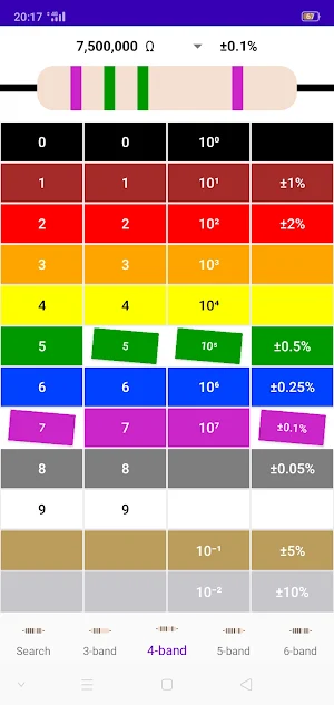 Calculate Resistor Value Pro Screenshot 3