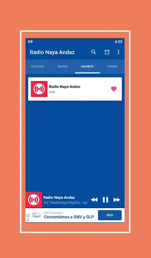 radio naya andaz App USA Screenshot 0