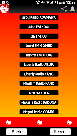 Hausa VOA Radio BBC RFI DW Screenshot 1