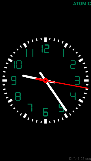 Clock Seconds Pro + Widget Screenshot 1