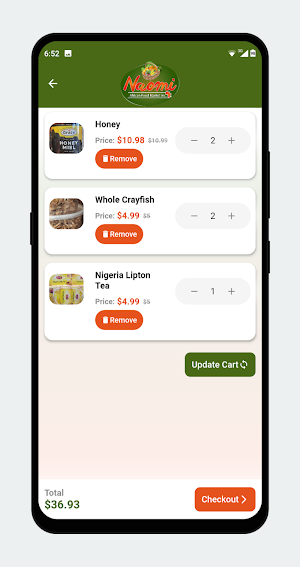 Naomi Foods Screenshot 3