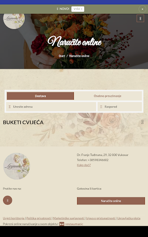 Cvjećarnica Lizijantus Vukovar Screenshot 2