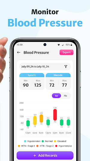 Health Tracker: Blood Pressure Screenshot 2