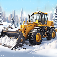 Snow Excavator Crane Simulator