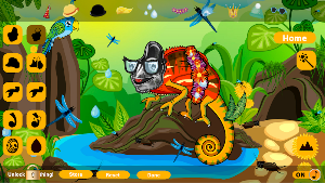 Fancy Chameleon - Dress Up Fun Game Screenshot 1