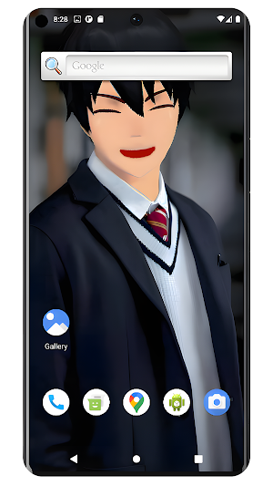 Sakura School Boy Wallpaper 4K Screenshot 3