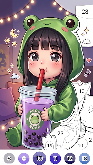 GUGU GAGA Color By Number Game Screenshot 3